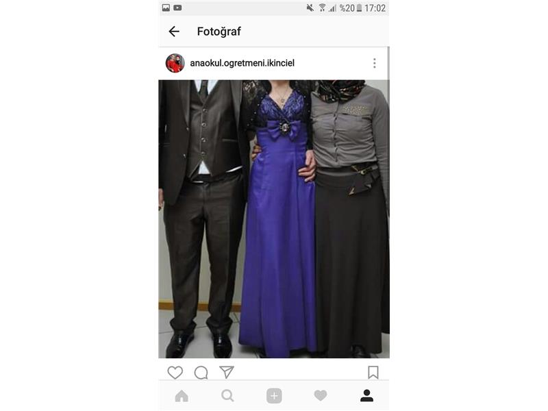 Gece mavisi ışıktan mor durdu