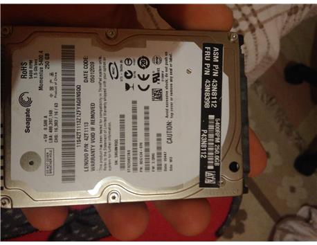 250 GB hard disk