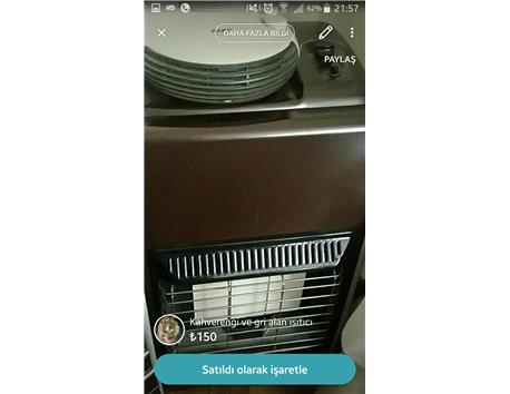 Katalitik fanlı soba 