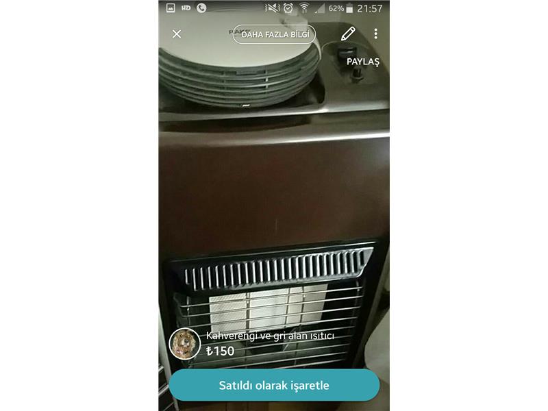 Katalitik fanlı soba 