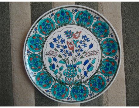İLK KURULAN ÇİNİ FABRİKASININ AÇILIŞINA ÖZEL ÜRETTİĞİ ÇİNİ