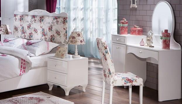 mondi romantica yatak odası takımı 6 kapılı BAZALI 