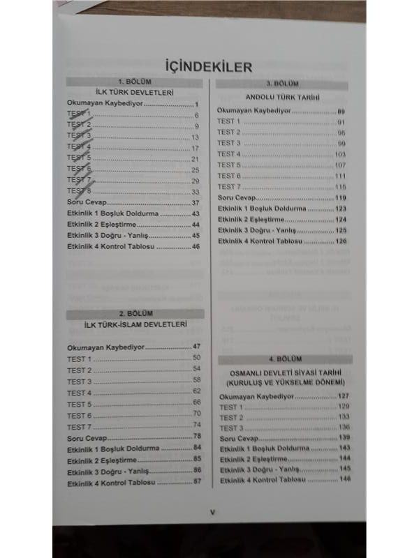 KPSS TARİH SORU BANKASI 