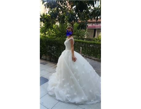 Miss defne 2017 kelebek model gelinlik