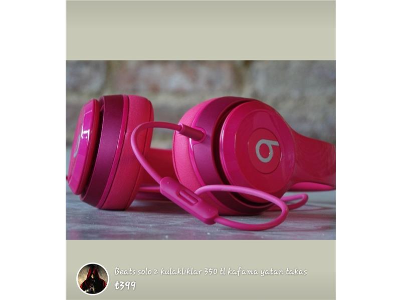 Beats solo 2 kulaklık harika ses kalitesi