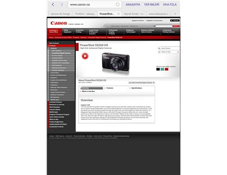 Canon SX260 HS 
