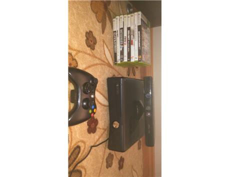 Xbox 360 + kineck+8 oyun