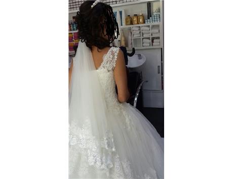 PRENSES MODEL ÖZEL DİKİM GELİNLİK 