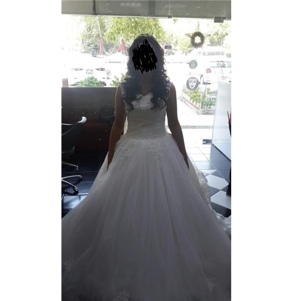 PRENSES MODEL ÖZEL DİKİM GELİNLİK 