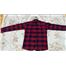 Kare desen erkek slim fit dar kesim gömlek mor-lacivert-bordo