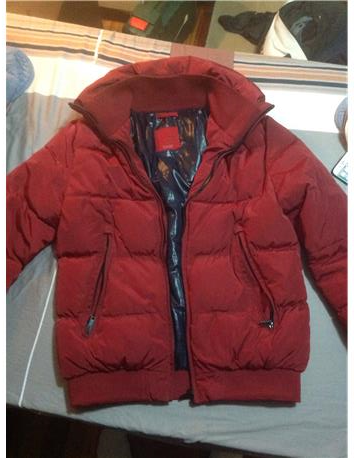 Zara kırmızı şişme mont