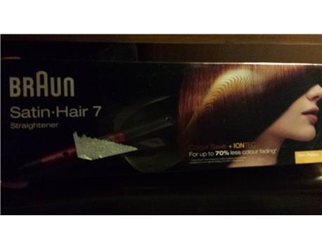 Braun Satin Hair 7 Straightener Color Saver+IONTEC