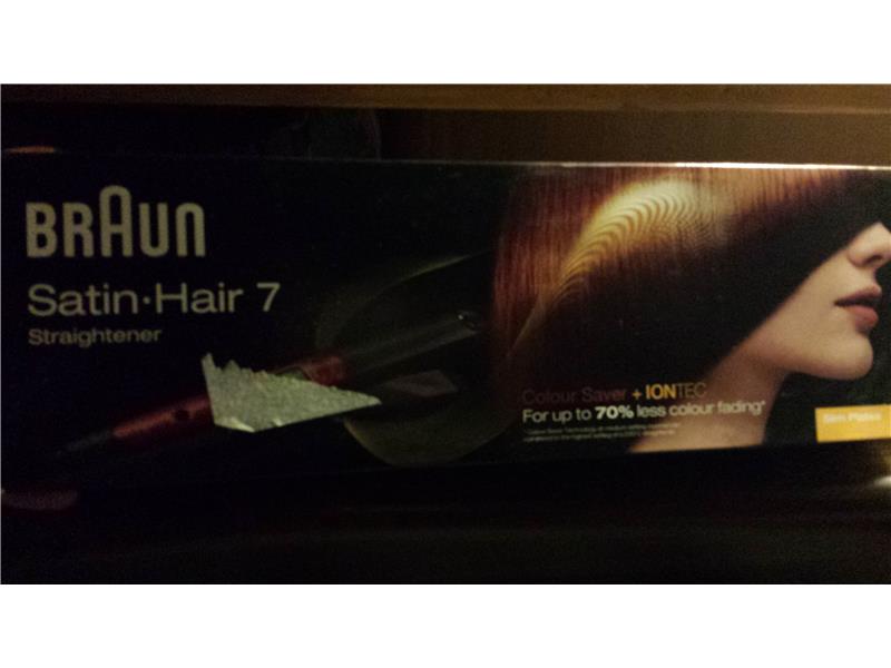 Braun Satin Hair 7 Straightener Color Saver+IONTEC
