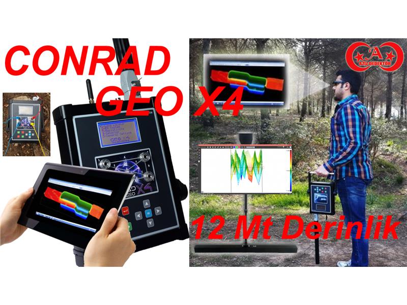 CONRAD GEO X-4 YERALTI RADARI, AZİZ DEDEKTÖR, 0532 170 34 54