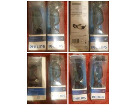 2 adet Philips 3D Aktif Gözlük