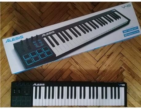 Alesis V49 MIDI Klavye - Temiz ve Hasarsız