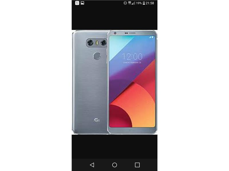 Lg g6 32gb platin grisi 1 aylık