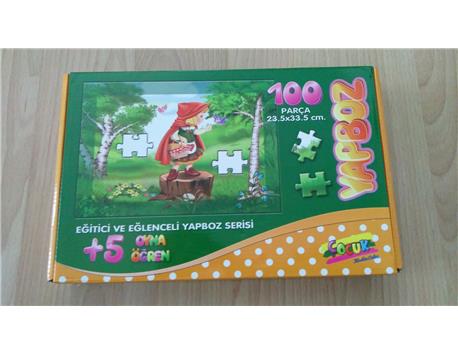 Keskin Color 100 Parça Kutulu Yapboz (Puzzle) Kırmızı Başlıklı Kız