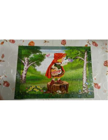 Keskin Color 100 Parça Kutulu Yapboz (Puzzle) Kırmızı Başlıklı Kız