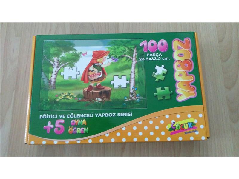 Keskin Color 100 Parça Kutulu Yapboz (Puzzle) Kırmızı Başlıklı Kız