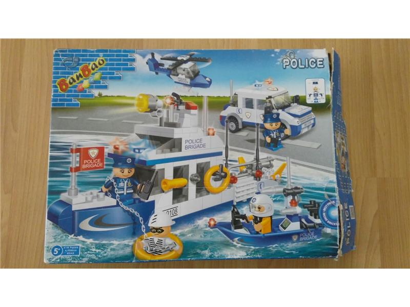 Polis Set / Tüm Birimler Sahil Güvenlik / Liman Güvenlik (418 Parça) Lego
