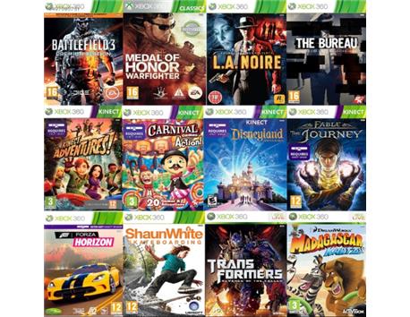 Xbox 360 Slim 250GB Kinect + Speed Wheel + 12 Oyun
