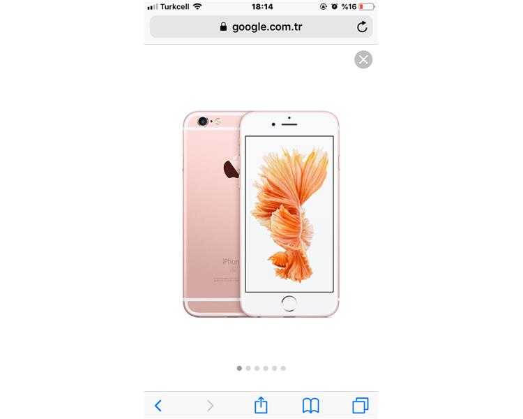 İphone 6s rose gold 16 gb ve iphone 5s 16 gb