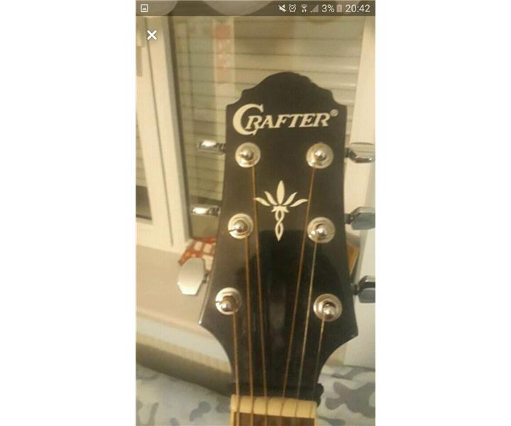 crafter elektro akustik gitar