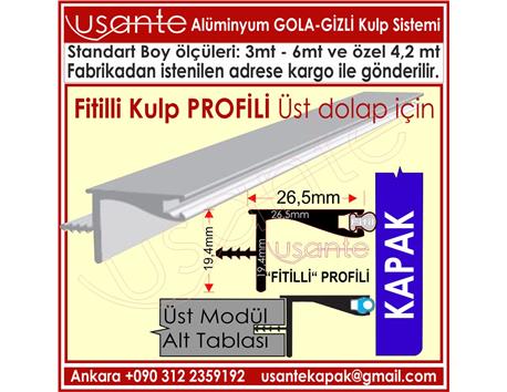 gola gizli kulp profil ve aksesuarları 