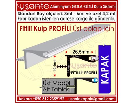 gola gizli kulp profil ve aksesuarları 