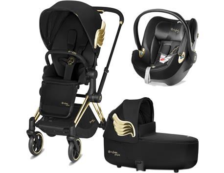 Cybex Priam Wings Jeremy Scott 3in1 Travel System - Black