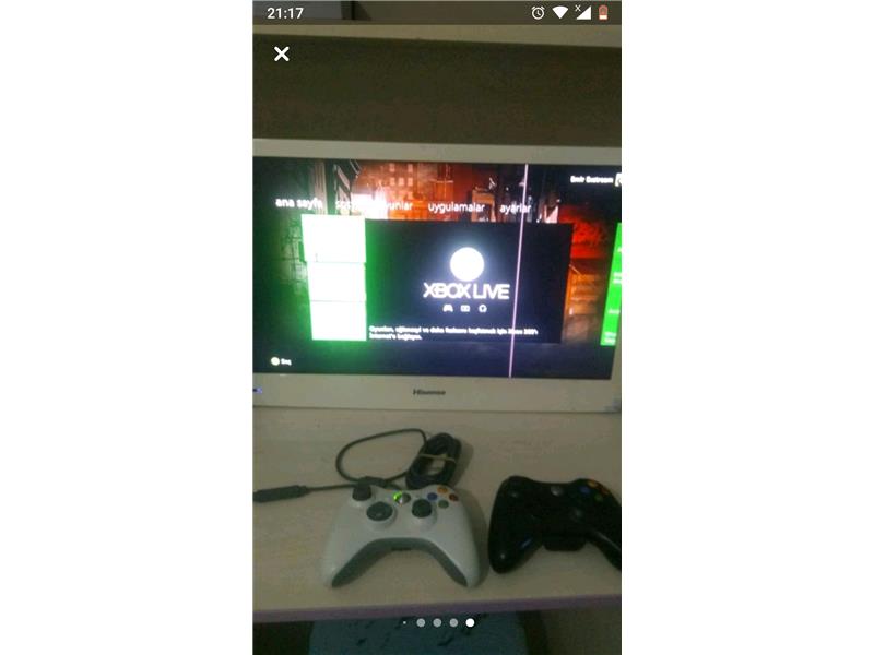 Xbox 360+2 Kol+4 Oyun