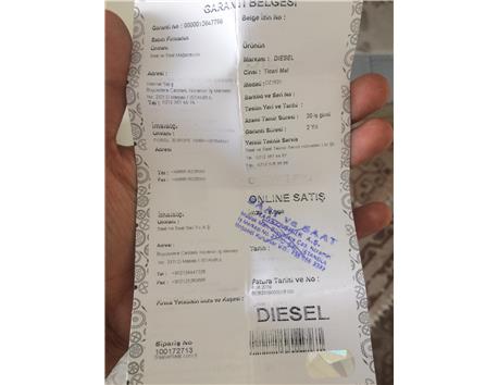 Diesel 2 aylık temiz saat takas olur