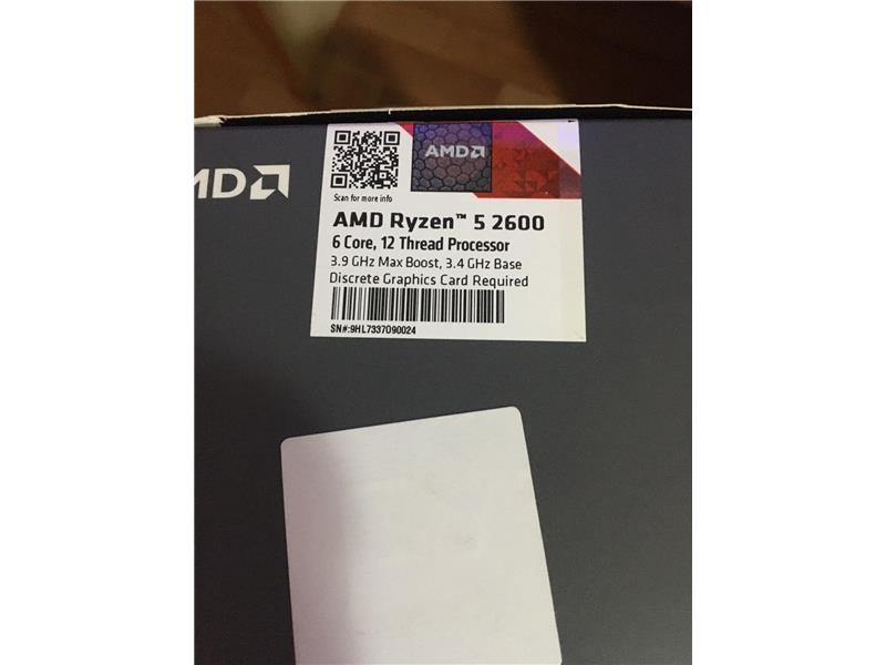 AMD RYZEN5 2600 İŞLEMCİ TAKAS 