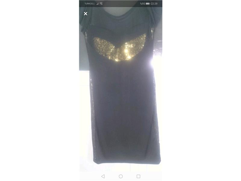 Pul payet elbise 