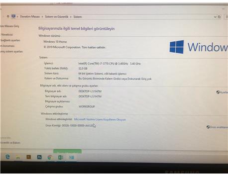 Laptop ile takas Olur masa üstü
