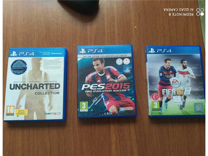 ORJİNAL PS4 OYUNLARI PES15 FİFA16 UNCHARTED NATHAN DRAKE