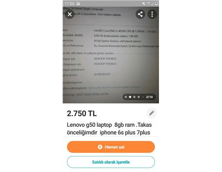 İphone 6splus 7 7plus cihazlarla takaslı diğer teklifler değerlendirilir