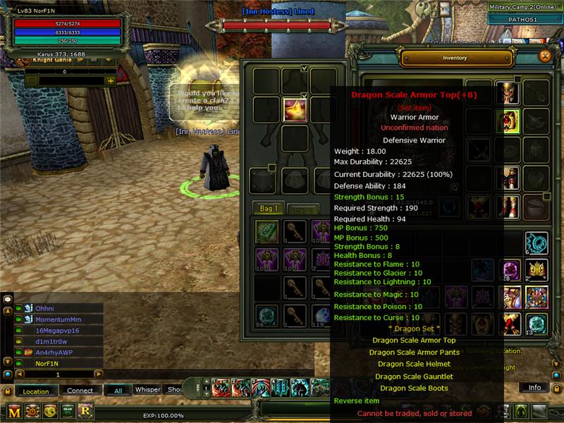 Knight Online 83 %100 Full Kurian İn Pathos