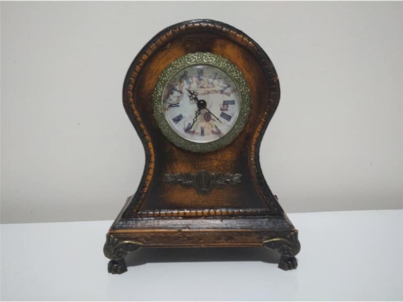 AHŞAP KONSÜL SAATİ 25 CM FİYATI