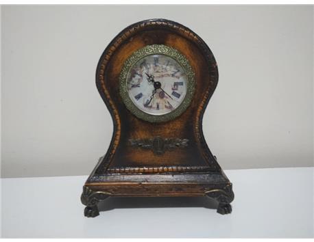 AHŞAP KONSÜL SAATİ 25 CM FİYATI
