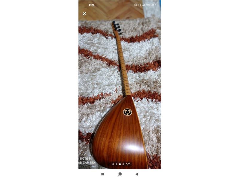 Darbuka takaslı uzun sap saz