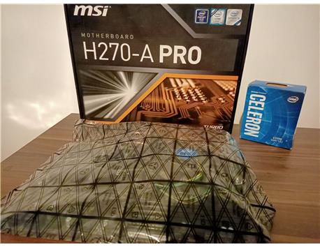 MSI h270 a PRO Mining Anakart ve Xiaomi resmi 5 plus