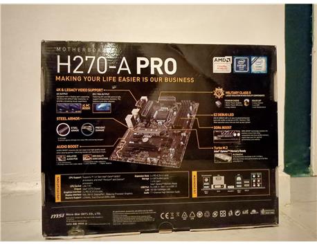 MSI h270 a PRO Mining Anakart ve Xiaomi resmi 5 plus