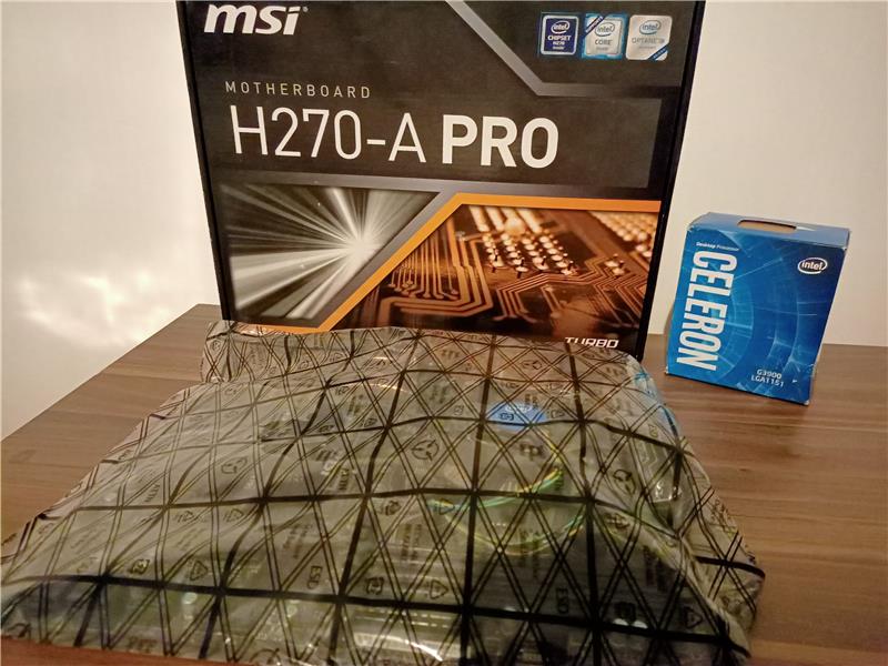 MSI h270 a PRO Mining Anakart ve Xiaomi resmi 5 plus
