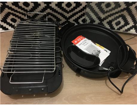 Grill tavası ve elektrikli mangal