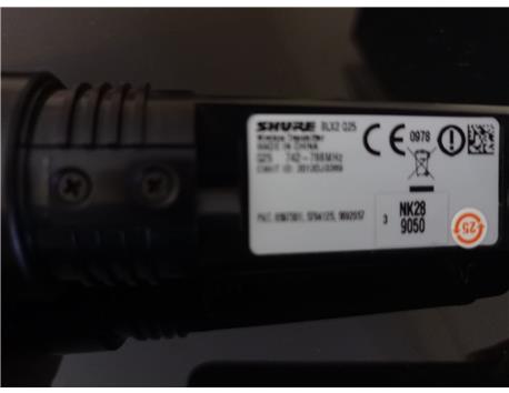 SHURE BLX4 / 2 CİHAZ 1 MİKROFON - TEMİZ  