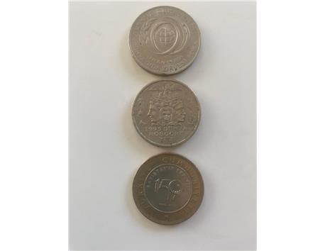 3 Adet Hatıra Parası 