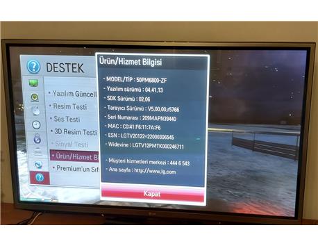 LG 50 Inc 3D  Tertemiz Plazma TV