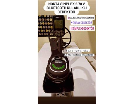 NOKTA SİMPLEX 2.78 VERSİYON KABLOSUZ KULAKLIKLI DEDEKTÖR #güraydedektör #simplex